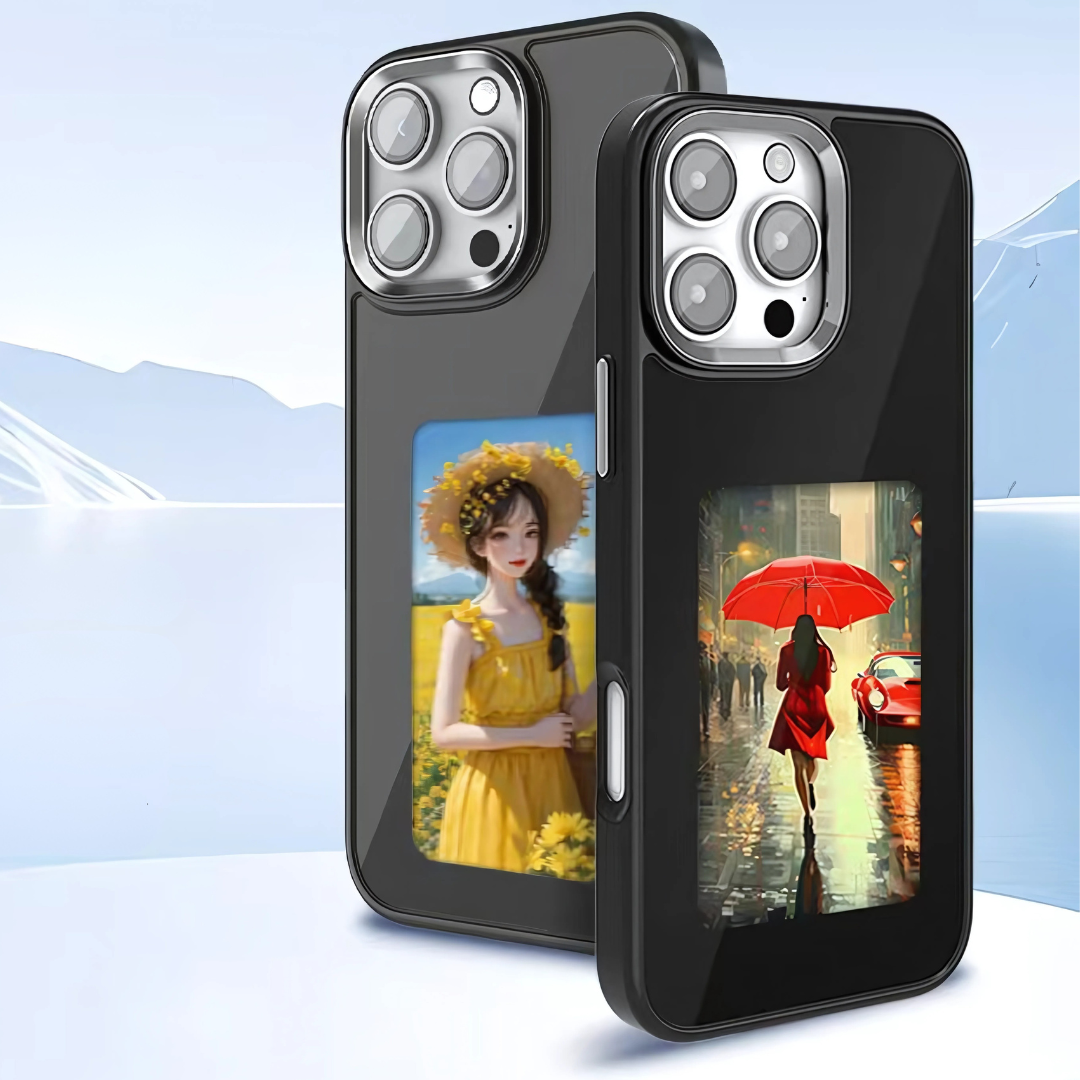 حافظة هاتف بشاشة ذكية من نوع E-ink