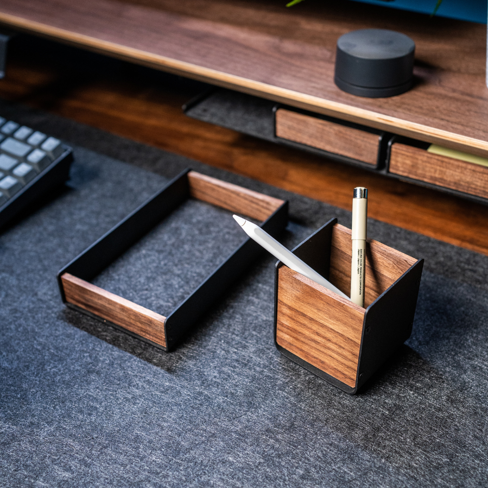 Modular Wooden Pen Holder - Nordeco House