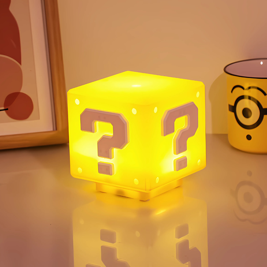 ضوء ليلي على شكل كتلة سؤال