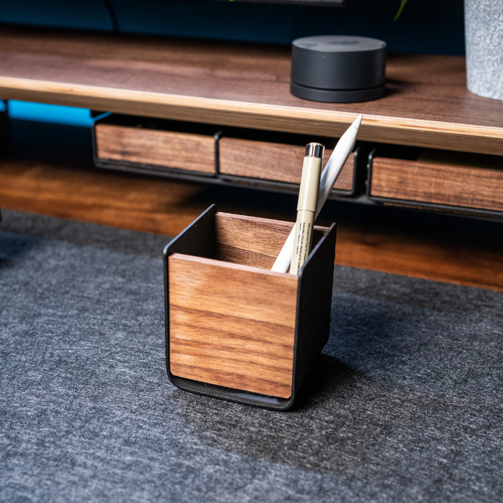 Modular Wooden Pen Holder - Nordeco House
