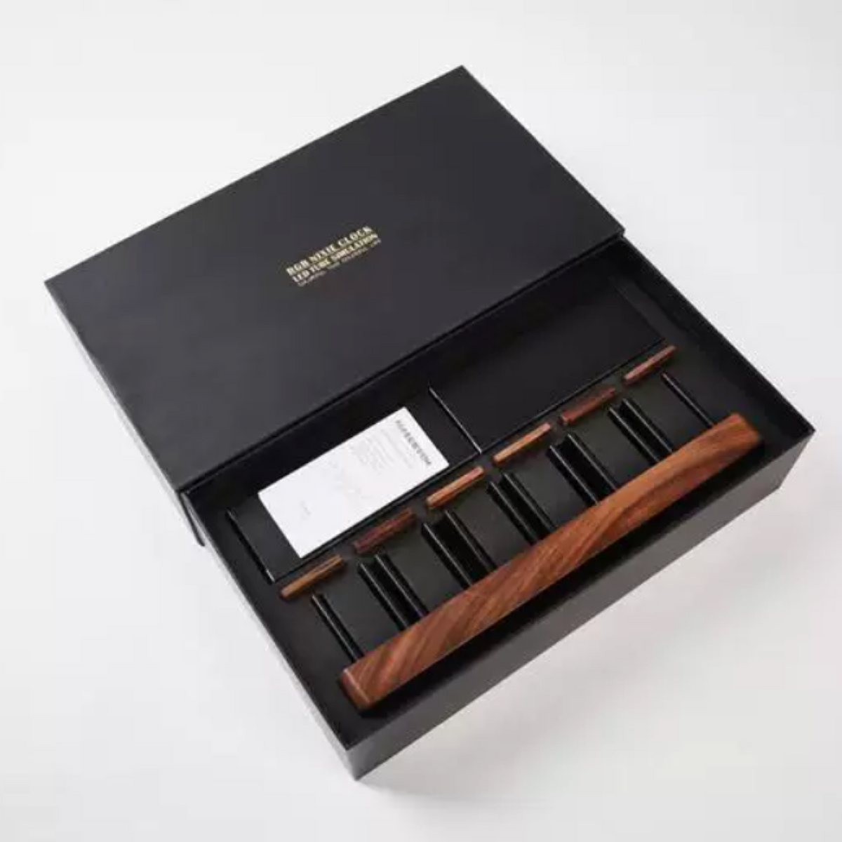Nixie LED clock and packaging