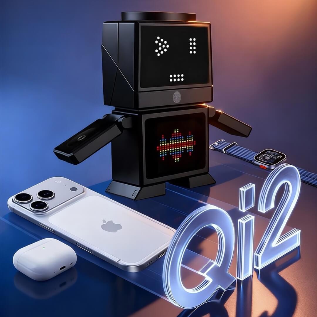 3-in-1 Smart Wireless Charging Dock with Touch Screen Control gallery image 1