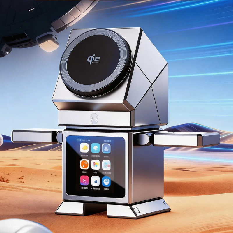 3-in-1 Smart Wireless Charging Dock with Touch Screen Control Silver variant image