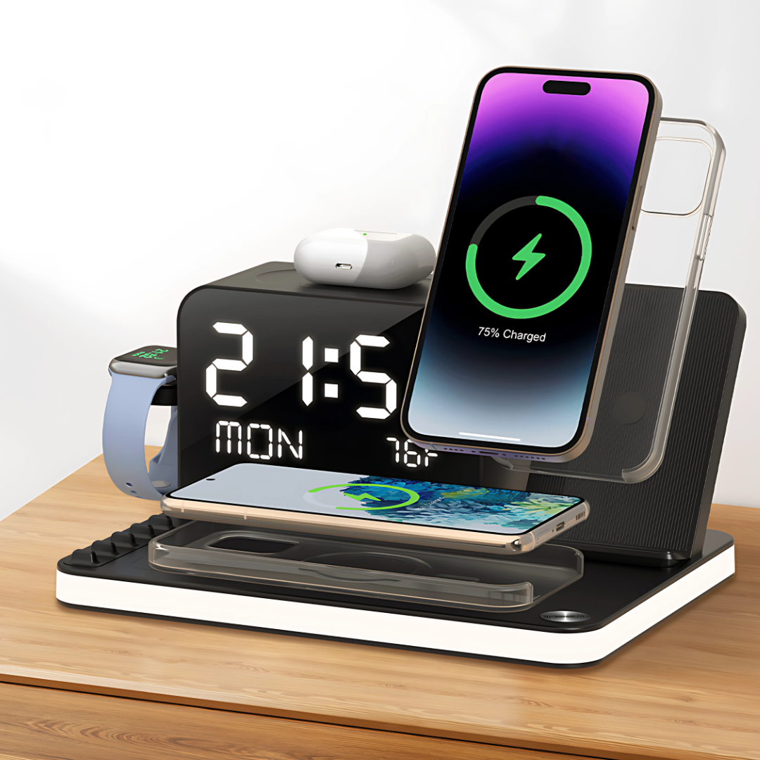 Multi functional Wireless charging station