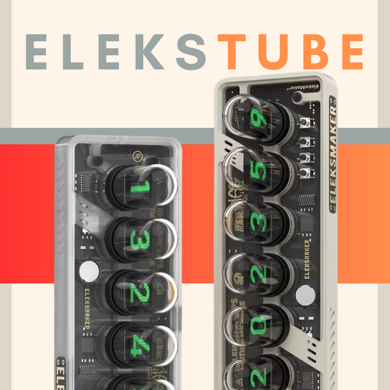 EleksTube IPS RGB Electronic Simulation Tube Clock