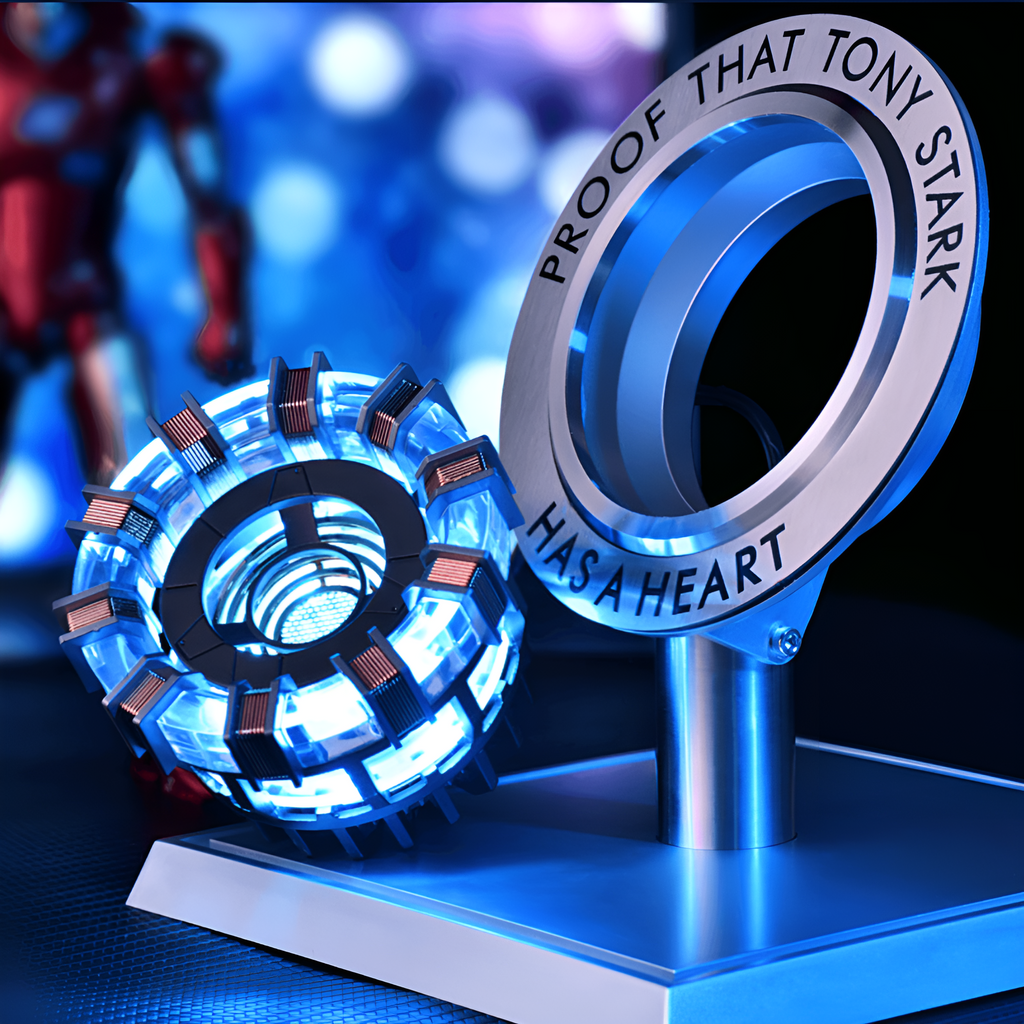 TONY STARK アークリアクター LED インテリア アイアンマン 鉄アーク・リアクター ハート LED ランプ | アルミスタンド