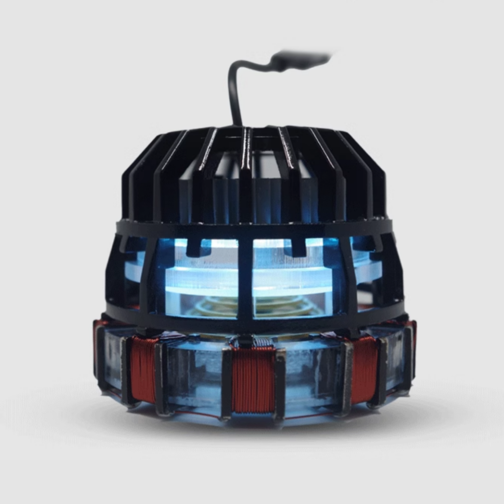 Lampe LED en forme de cœur de réacteur à arc de fer | Lévitation magnétique