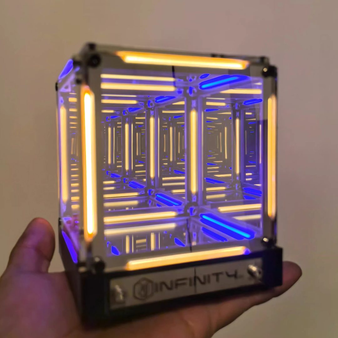4D Oneindige Spiegel Kubus Licht