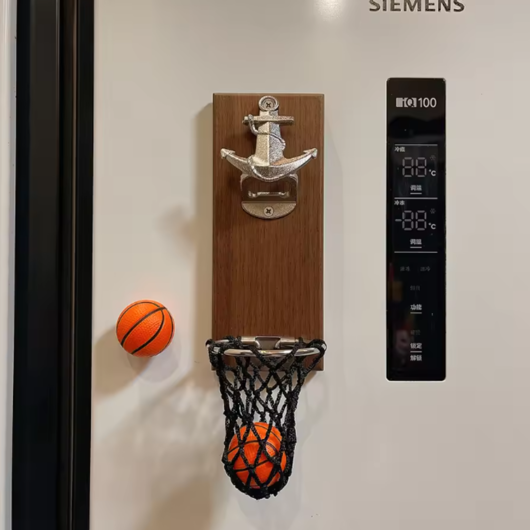 فتاحة زجاجات سلة