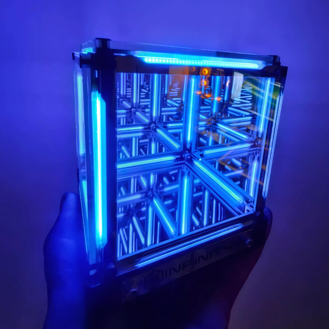4D Oneindige Spiegel Kubus Licht