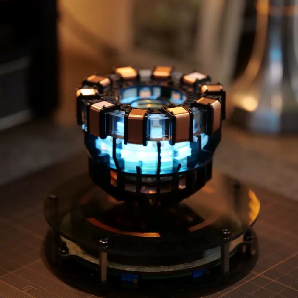 Iron Arc Reactor Heart LED Lamp | Magnetic Levitation