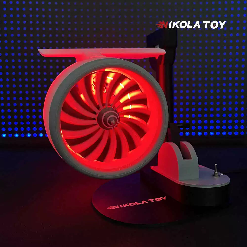 Modelo de motor turbo creativo JetFan