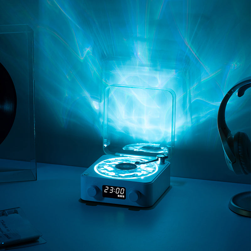 Retro Bluetooth Speakers with ambient lights projector