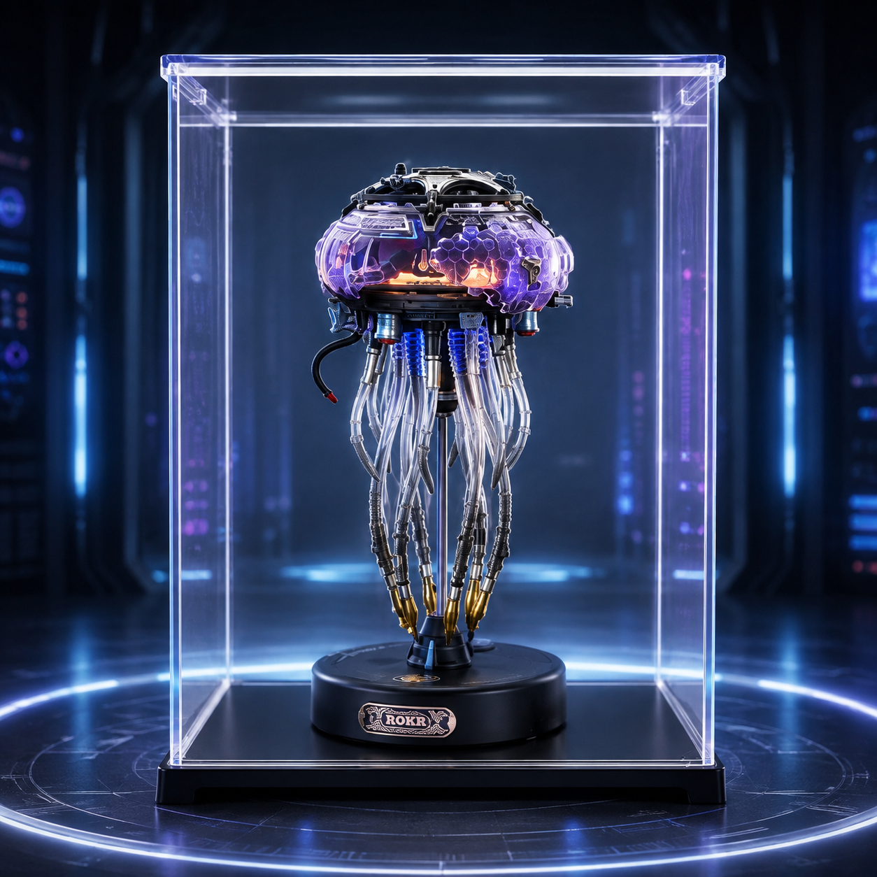 CyberJelly Mechanical Jellyfish Magnetic Levitation Model