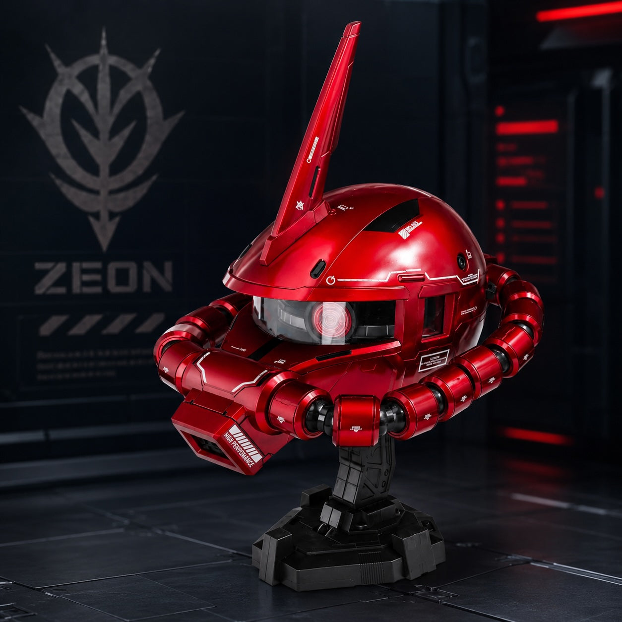 Zaku interactive helmet