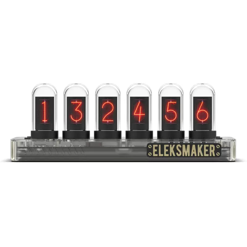 Matte Transparent EleksTube IPS RGB clock