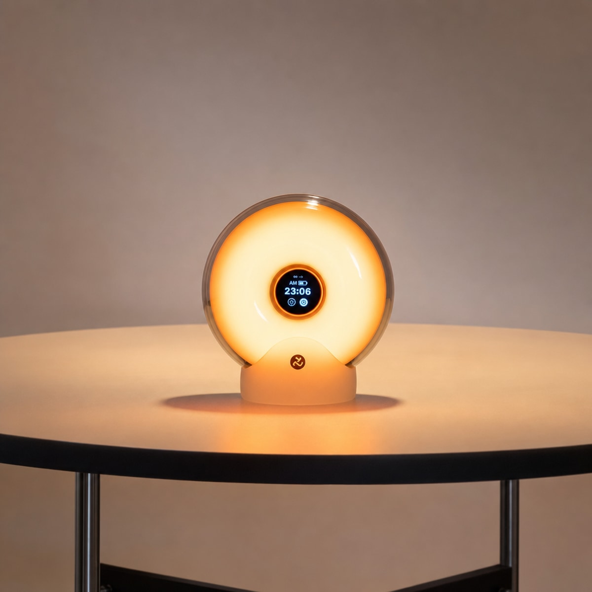 Donut speaker ambient light room scale view