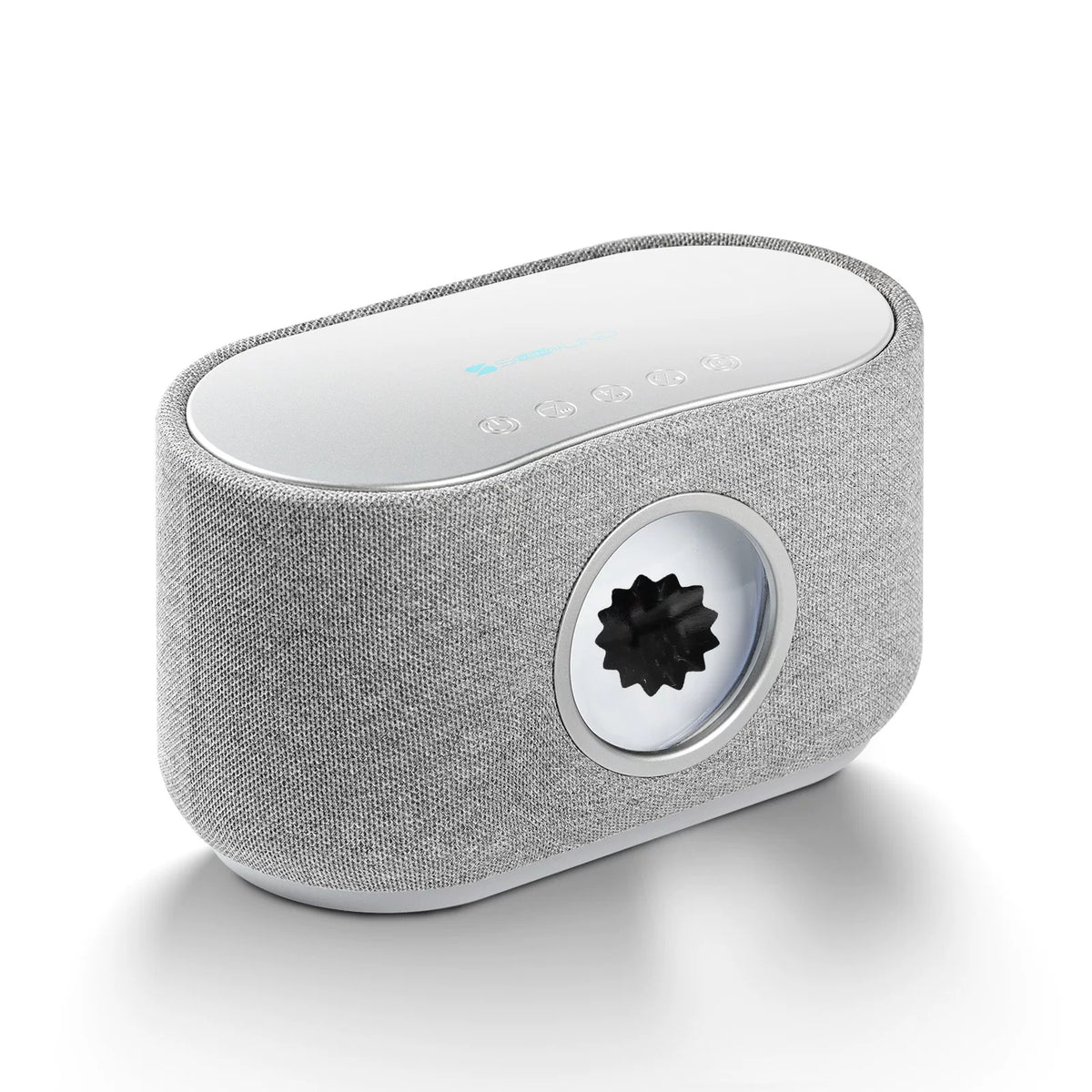 Silver magnetic fluid speaker