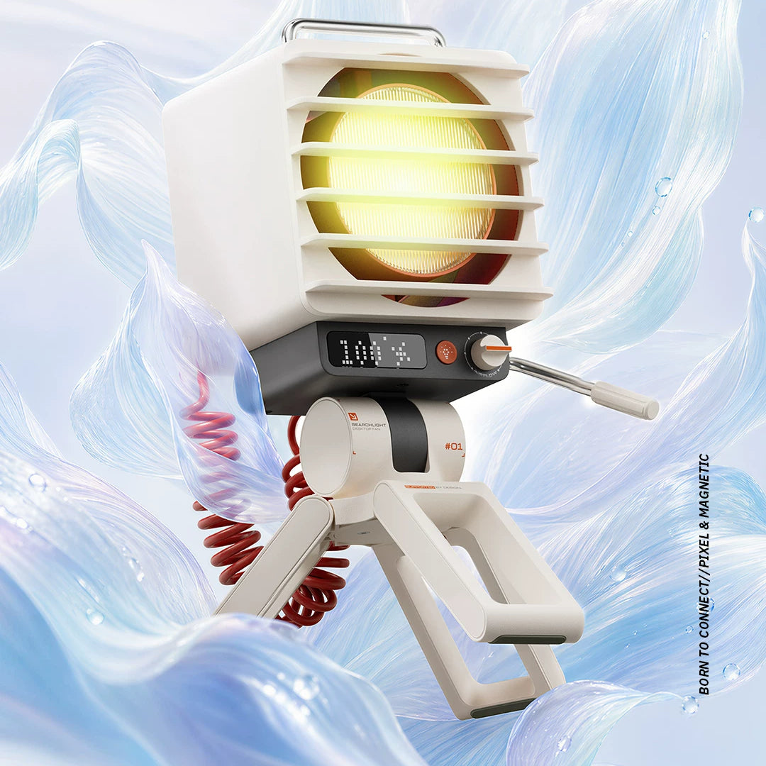 Searchlight RGB desktop fan main image