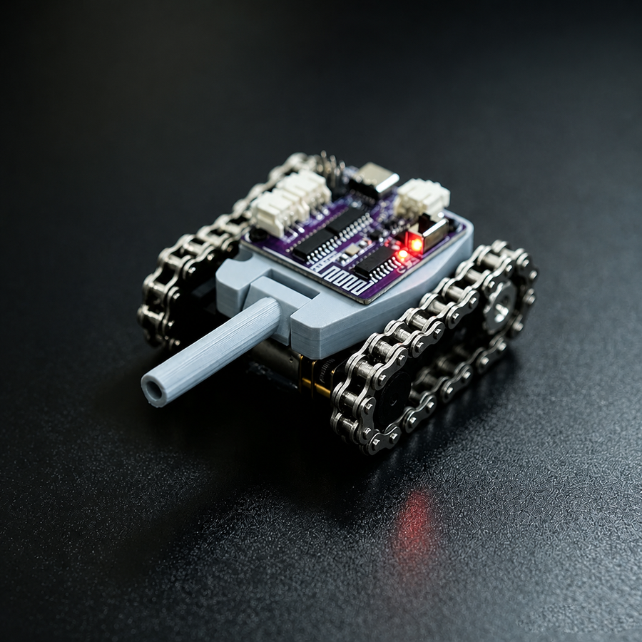 Micro Metal Tracked Robot