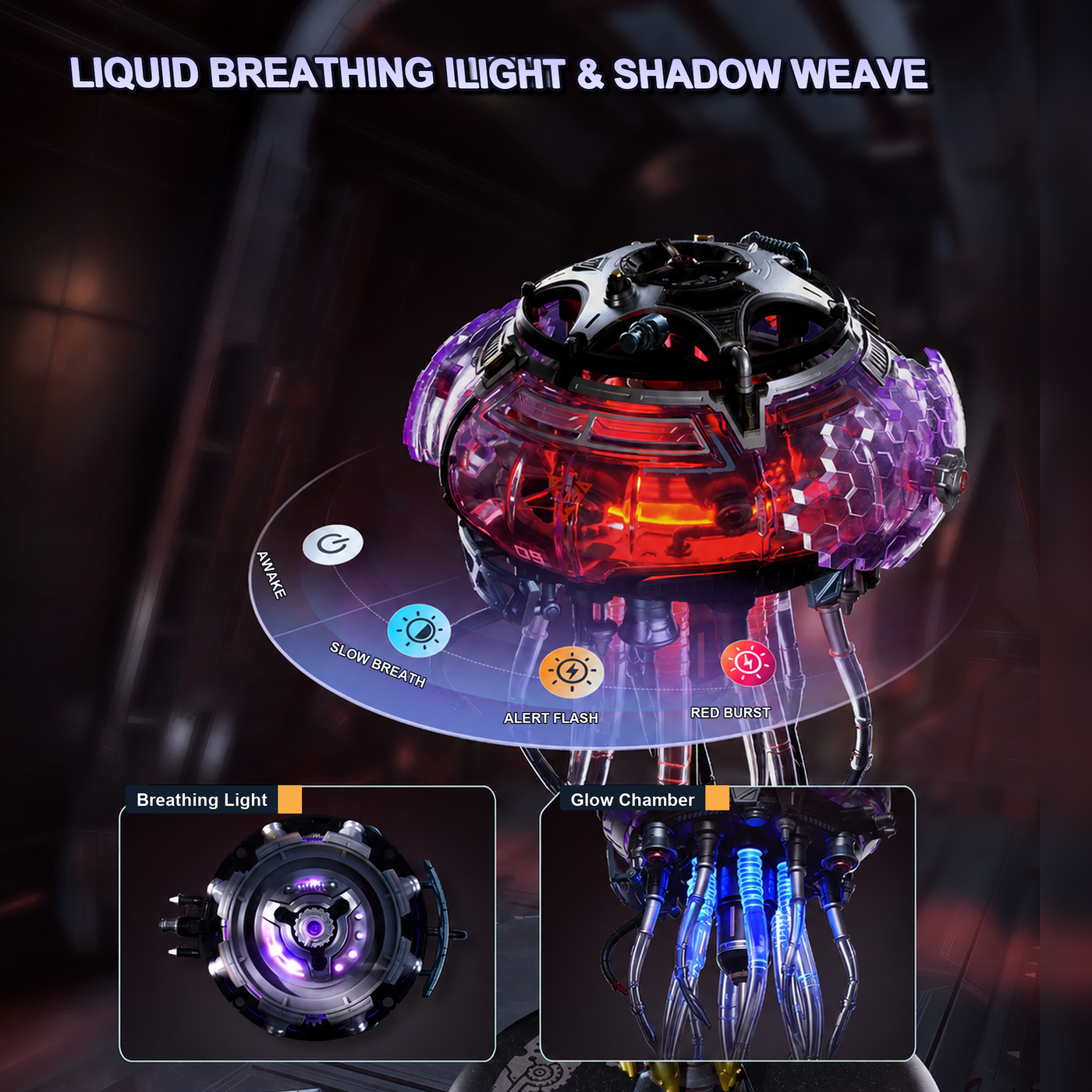 CyberJelly liquid breathing light and shadow wave