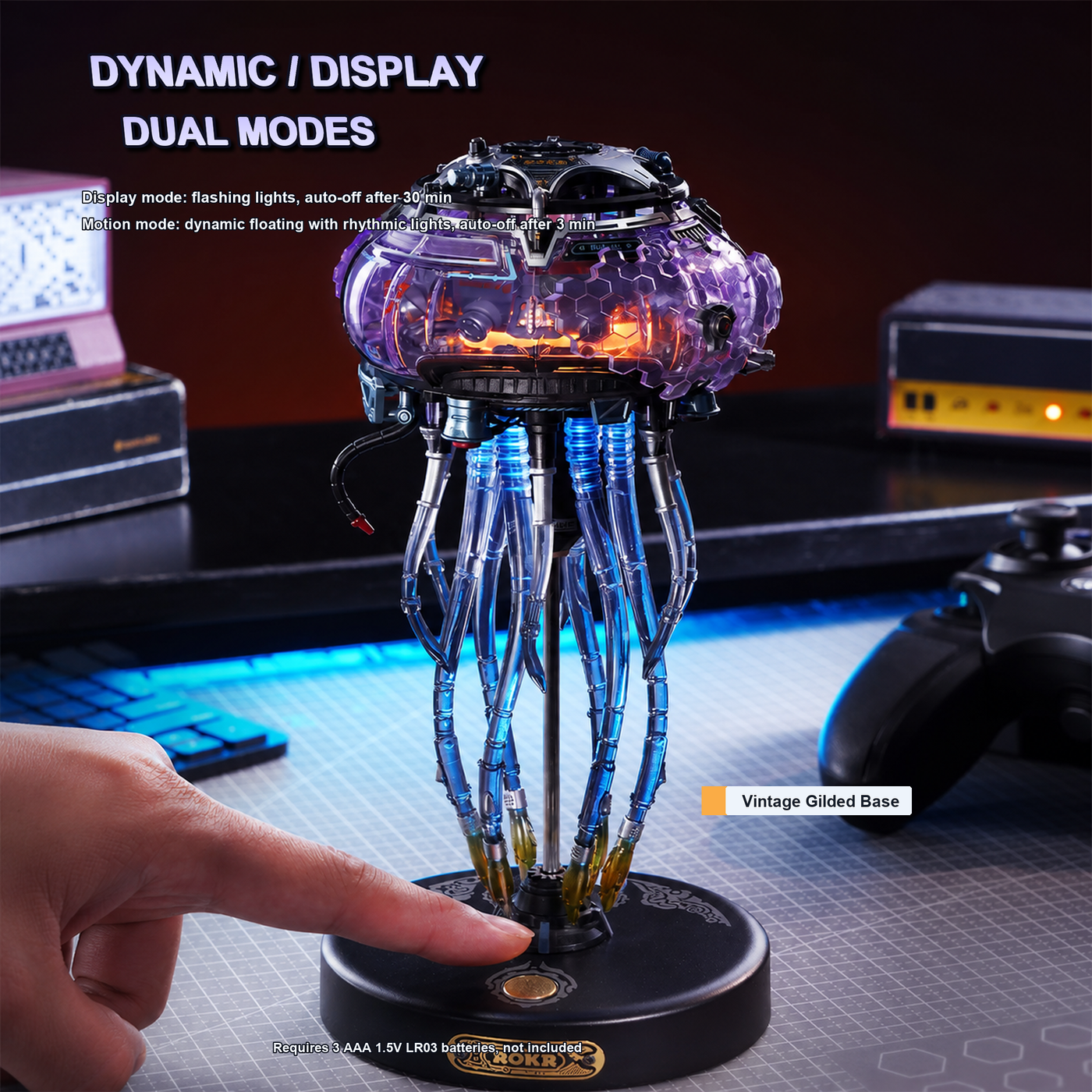 CyberJelly dynamic and display dual modes