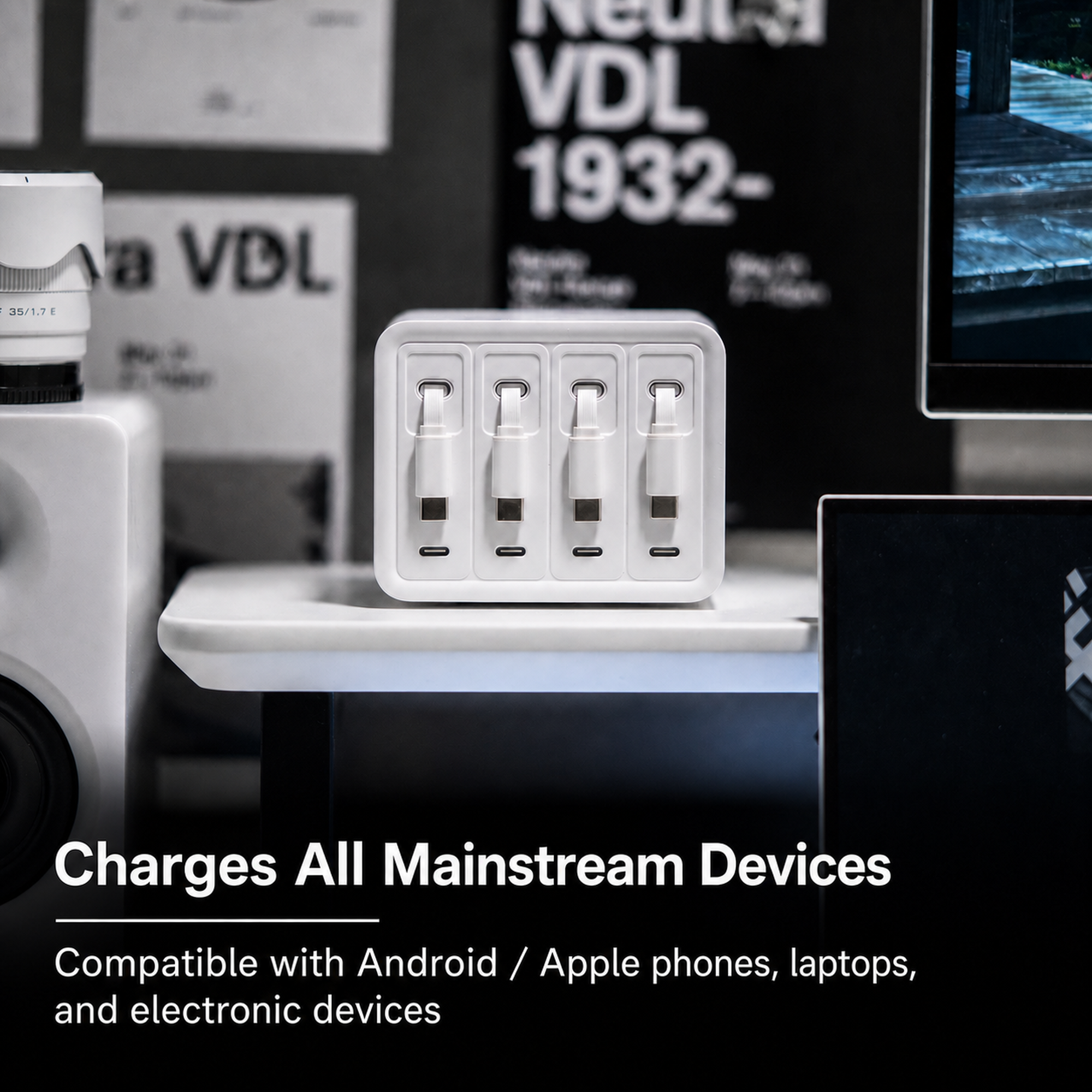 Charging station for mainstream devices