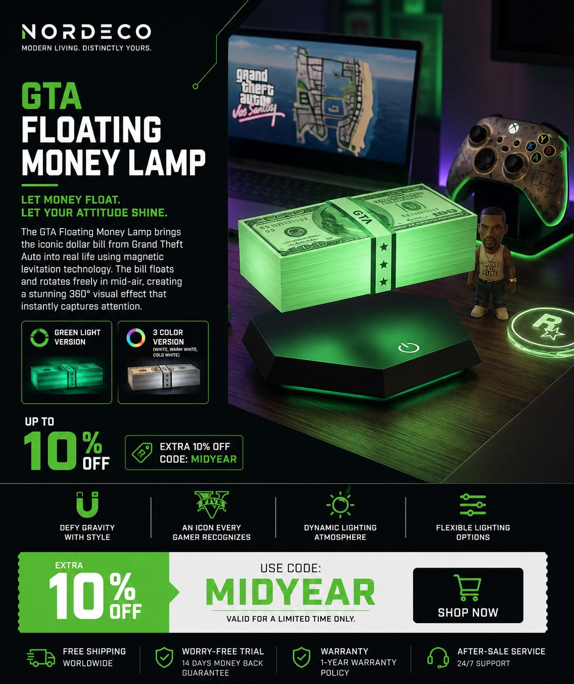 GTA Floating Money Lamp