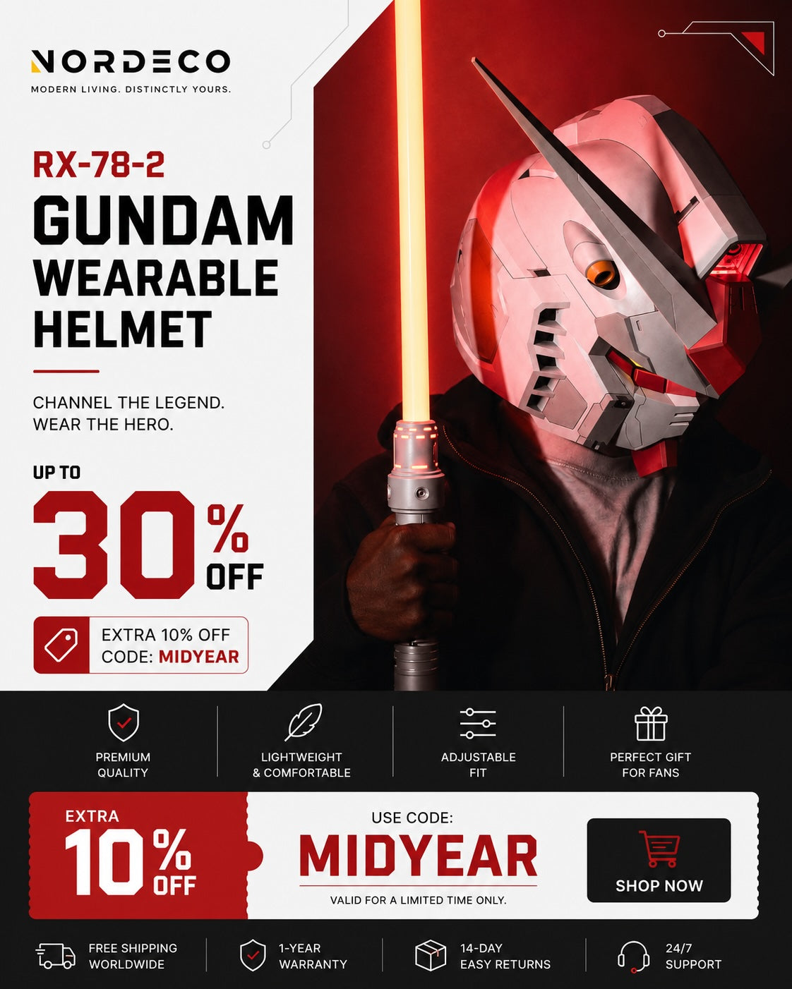 RX-78-2 Gundam Wearable Helmet